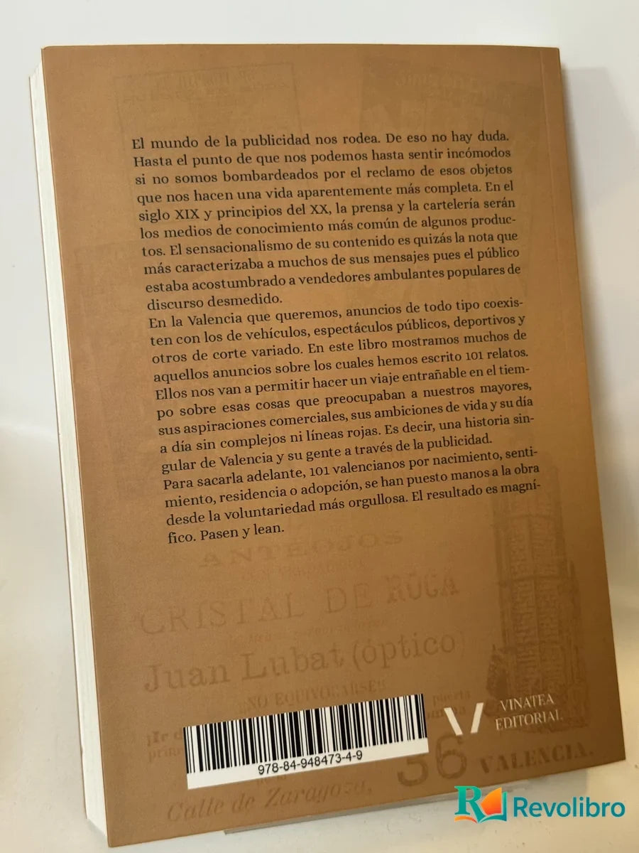 Foto 2 de 101 relatos de la publicidad antigua de Vinatea Editorial, libro de segunda mano