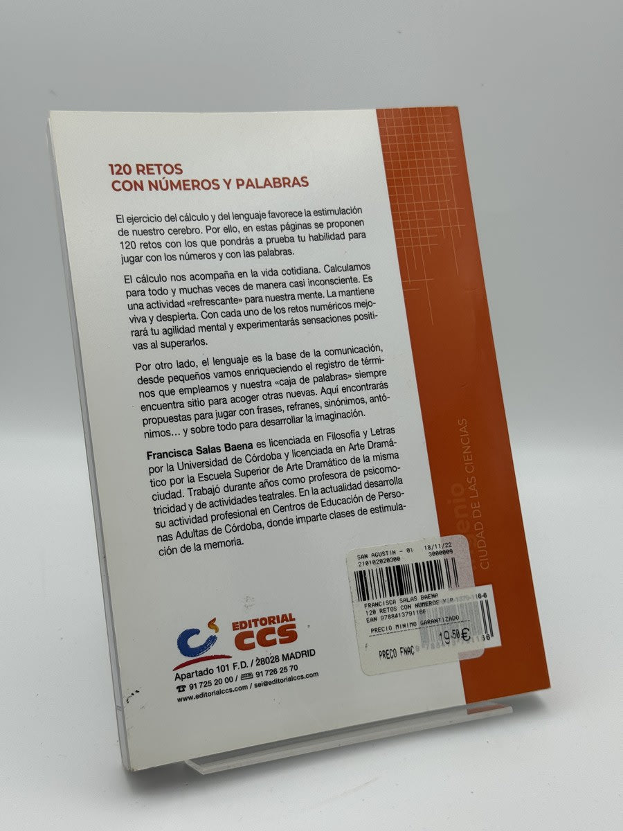 Foto 2 de 120 retos con números y palabras de Francisca Salas Baena, libro de segunda mano