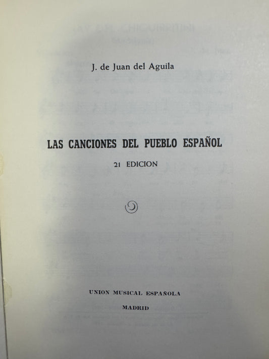 Las canciones del pueblo español