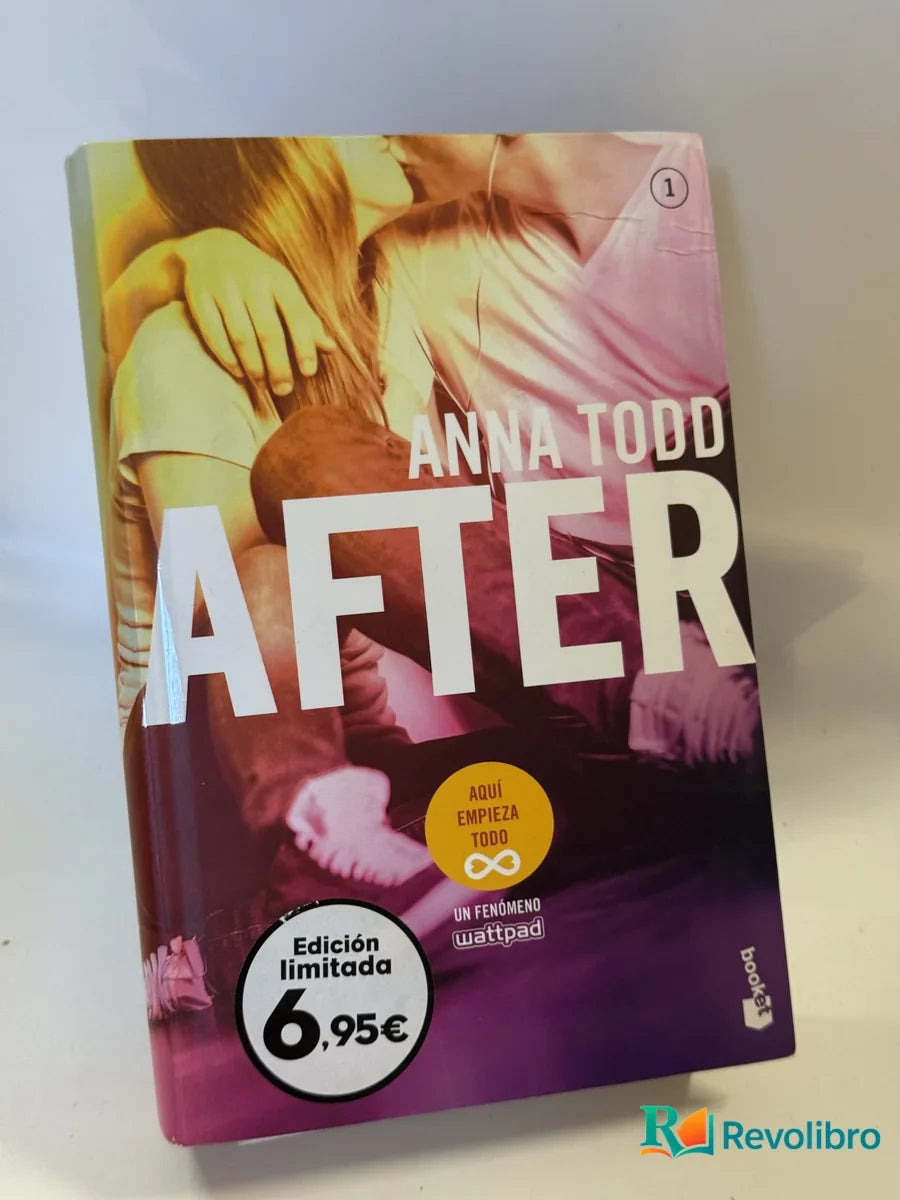 Portada de After de Anna Todd, libro de segunda mano