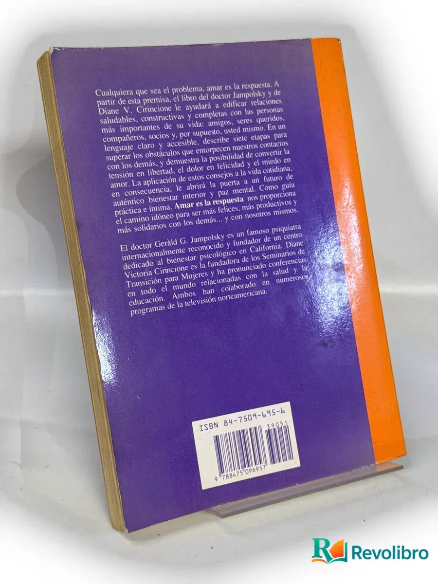 Foto 2 de Amar es la respuesta de Gerald G. Jampolsky, libro de segunda mano