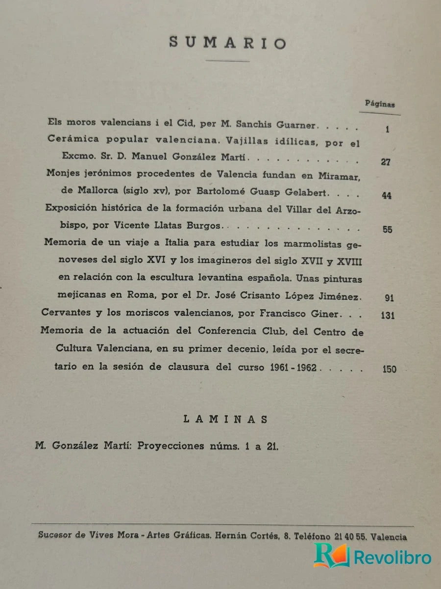 Foto 3 de Anales del Centro de Cultura Valenciana de M. Sanchis Guarner, libro de segunda mano