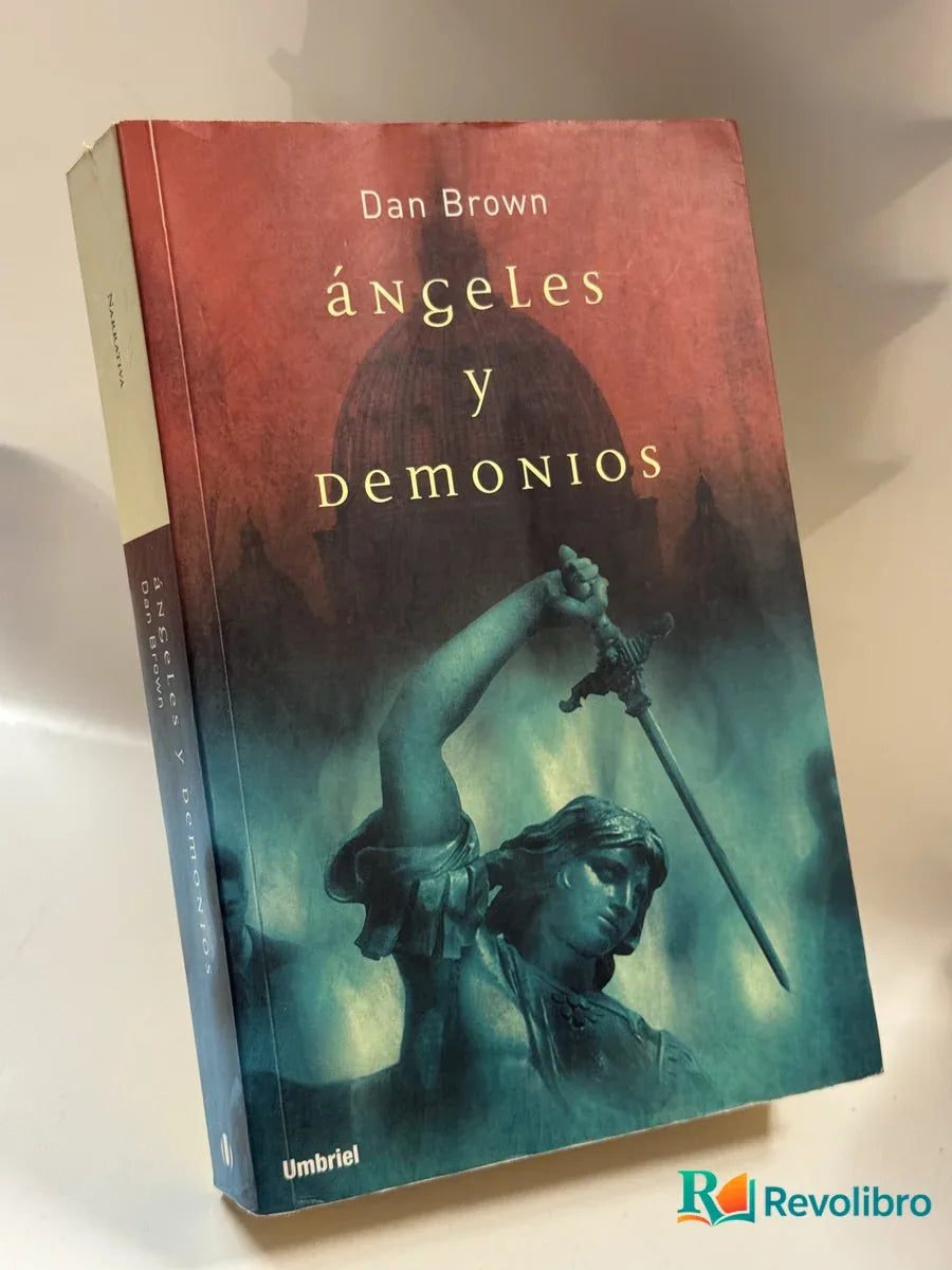 Portada de Ángeles y demonios de Dan Brown, libro de segunda mano