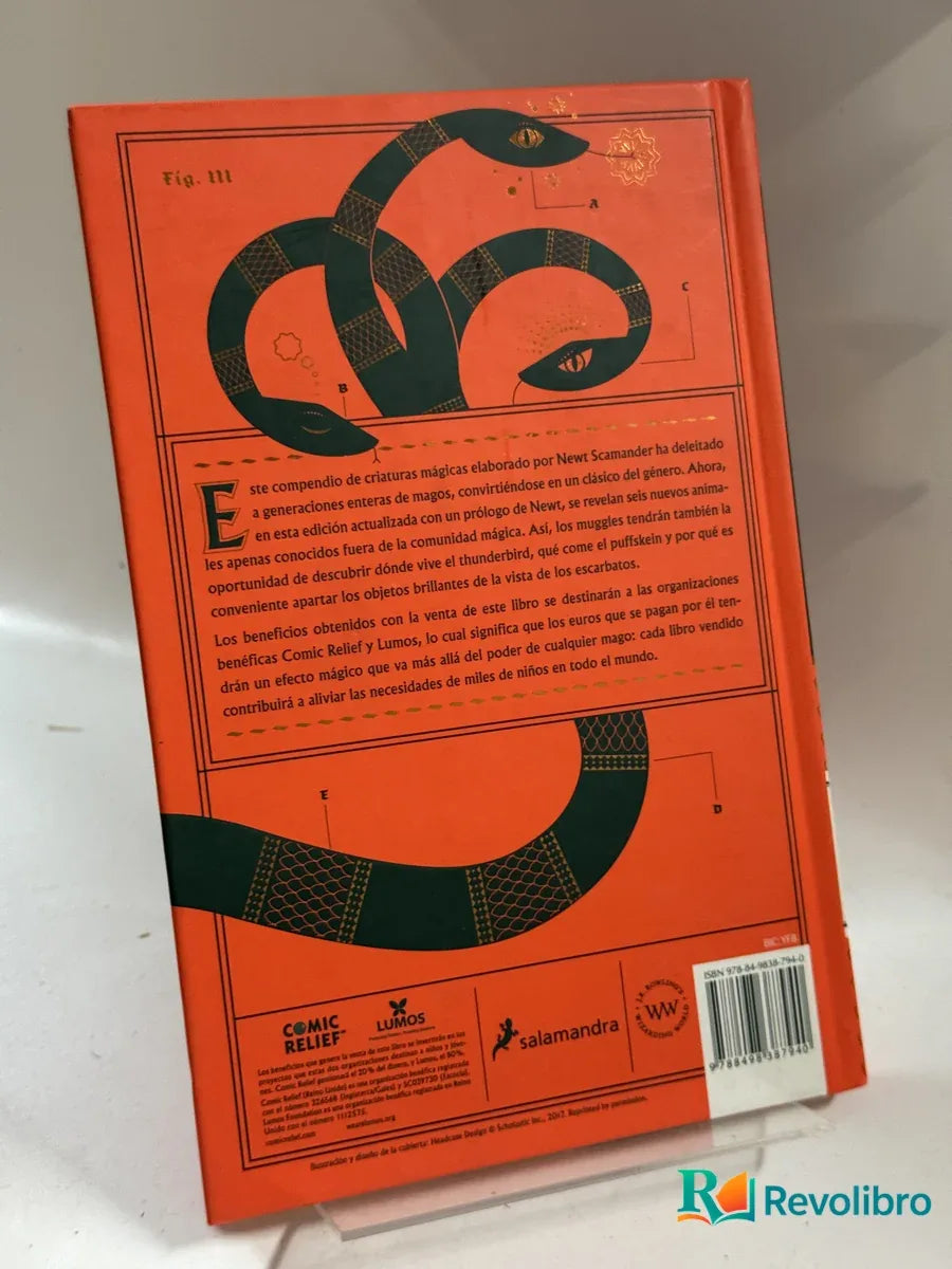 Foto 2 de Animales fantásticos y dónde encontrarlos de J.K. Rowling, libro de segunda mano