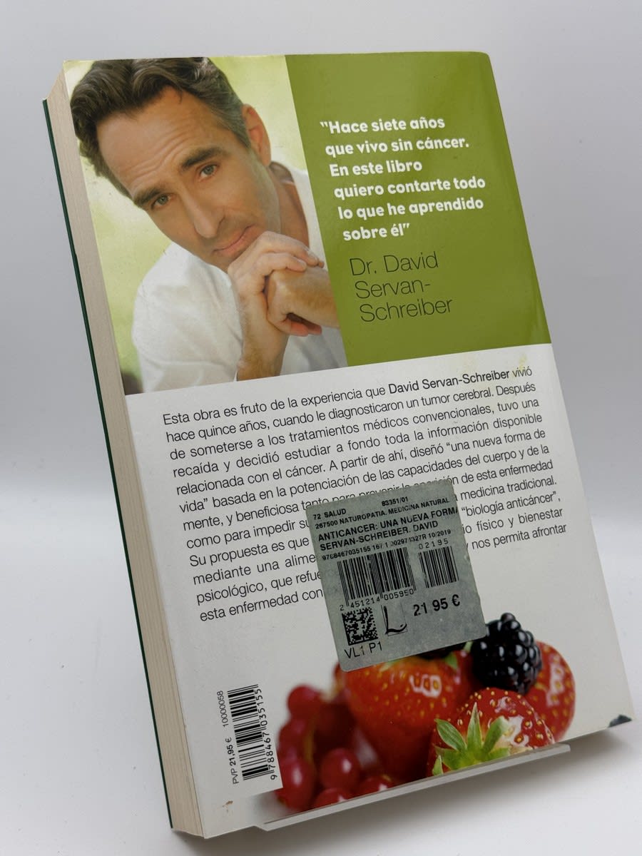 Foto 2 de Anticáncer de Dr. David Servan-Schreiber, libro de segunda mano