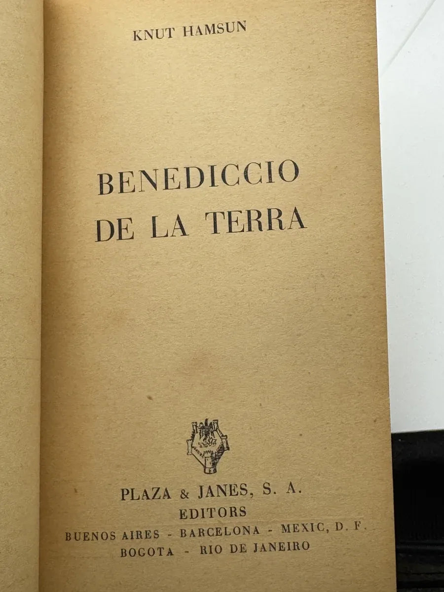 Foto 4 de Benedicció de la Terra de Knut Hamsun, libro de segunda mano