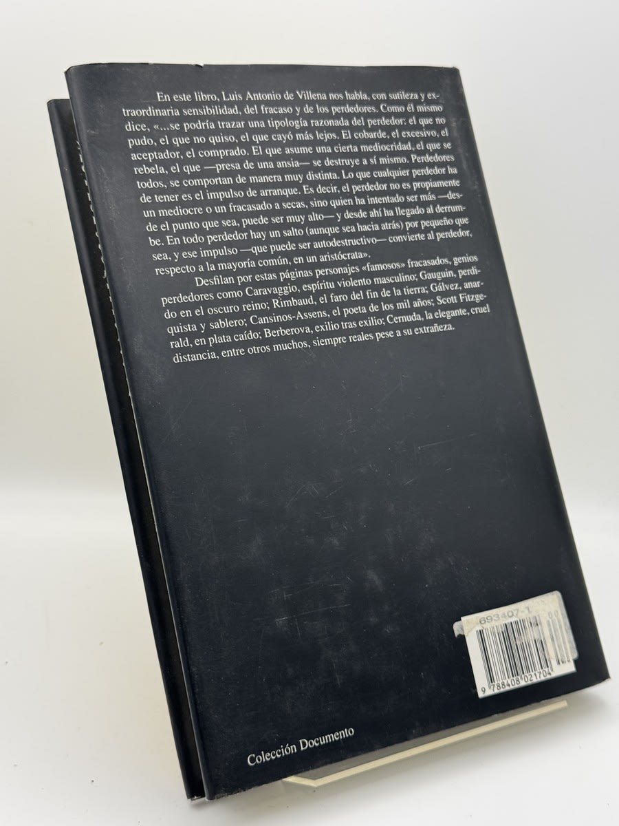 Foto 3 de Biografía del fracaso - Luis Antonio de Villena de Luis Antonio de Villena, libro de segunda mano