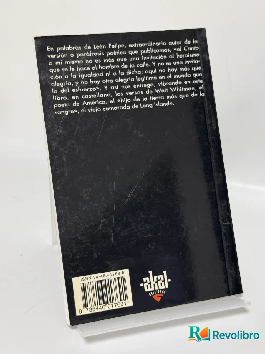 Foto 3 de Canto a mí mismo de Walt Whitman, libro de segunda mano