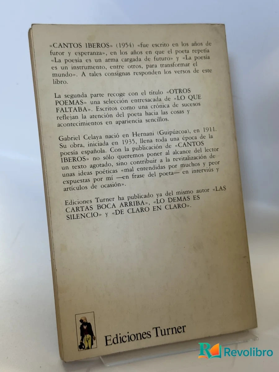 Foto 3 de Cantos Iberos de Gabriel Celaya, libro de segunda mano