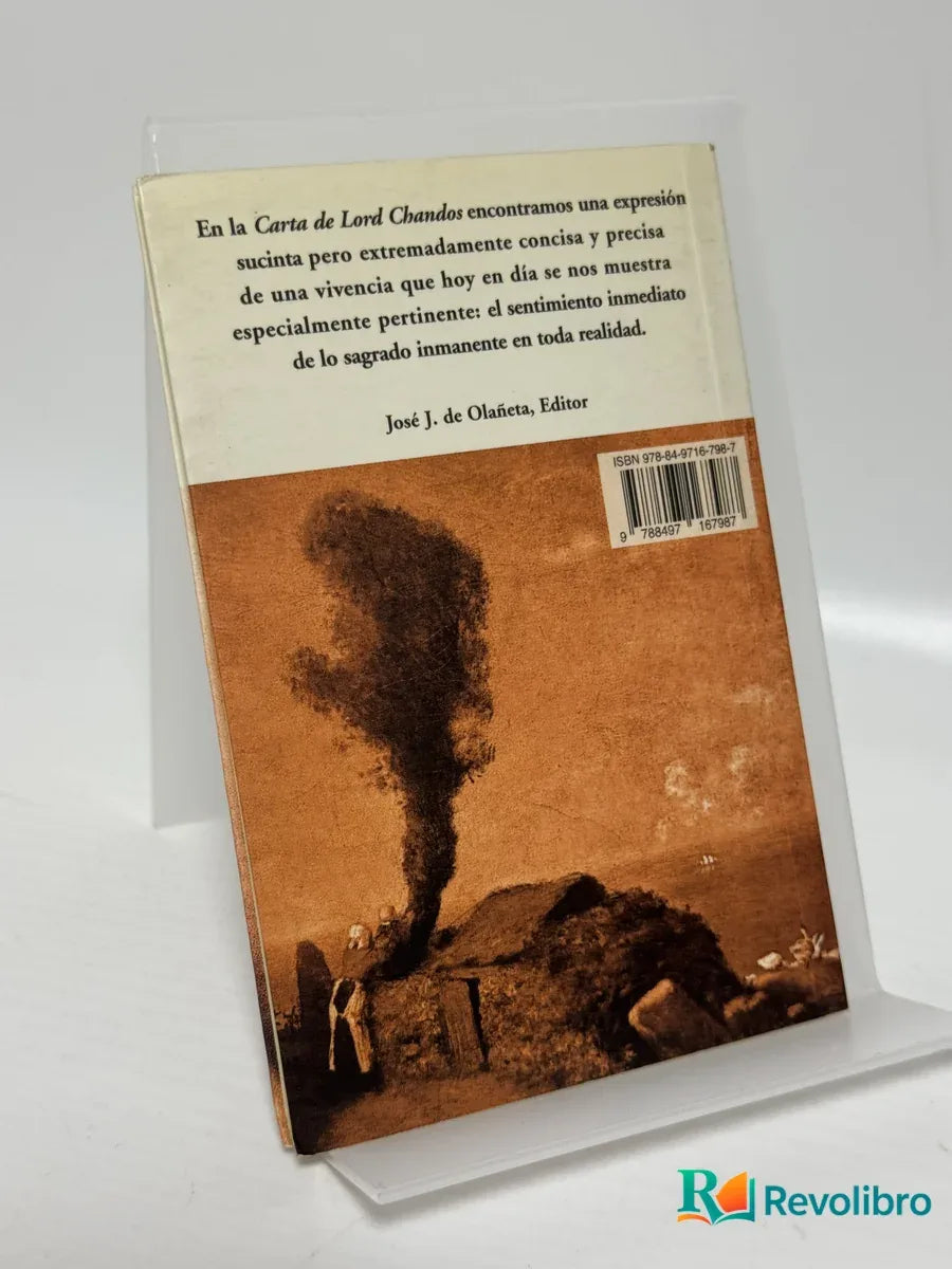 Foto 2 de Carta de Lord Chandos de Hugo von Hofmannsthal, libro de segunda mano
