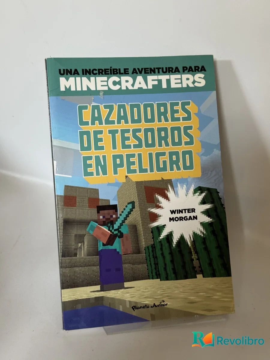 Portada de Cazadores de tesoros en peligro de Winter Morgan, libro de segunda mano