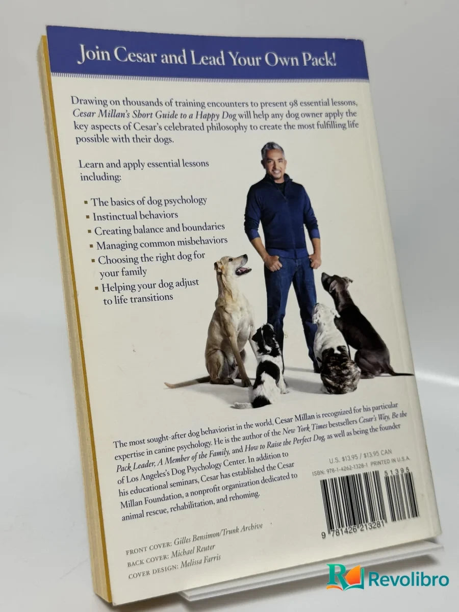 Foto 2 de Cesar Millan's Short Guide to a Happy Dog de Cesar Millan, libro de segunda mano
