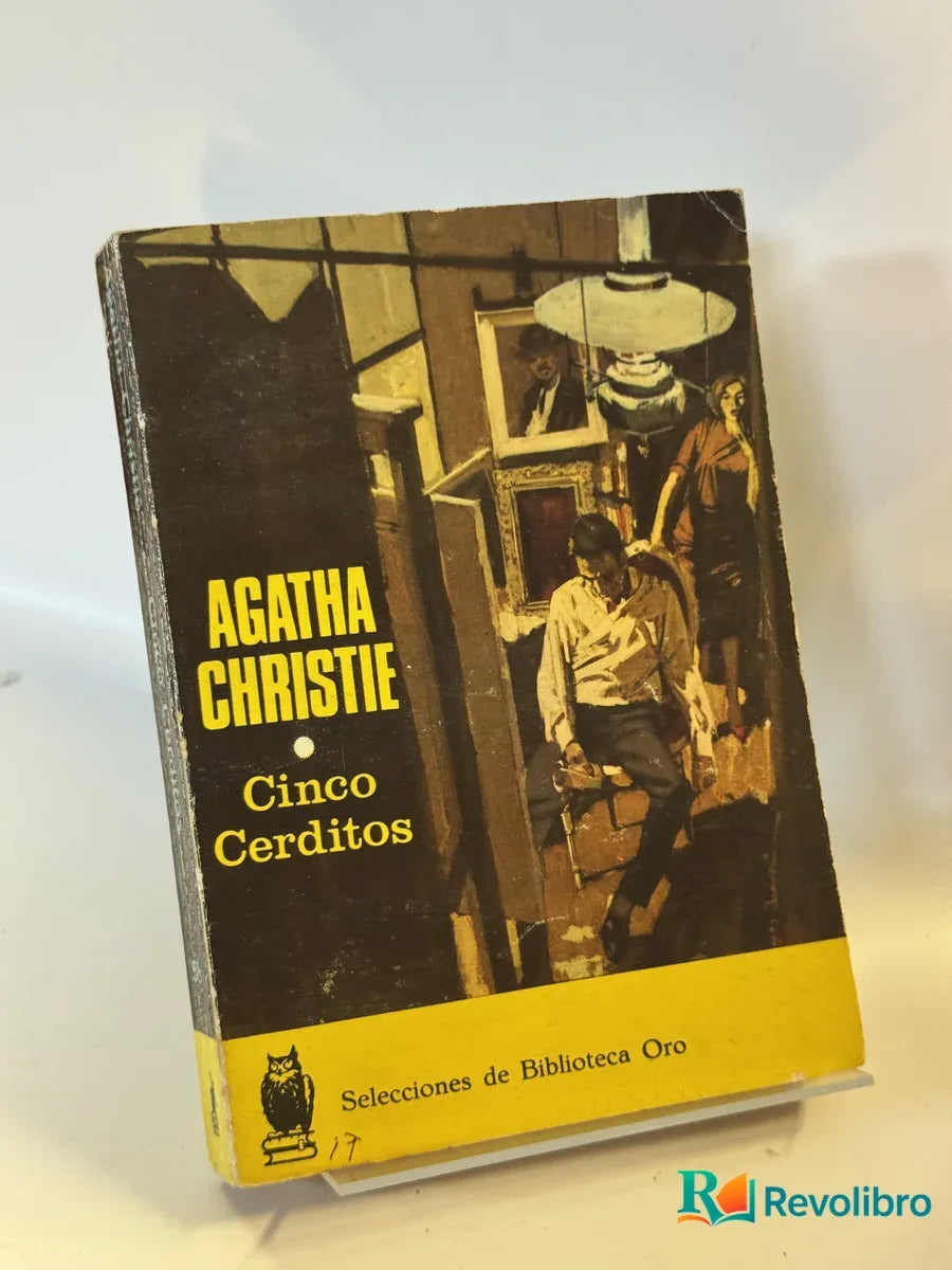 Portada de Cinco Cerditos de Agatha Christie, libro de segunda mano