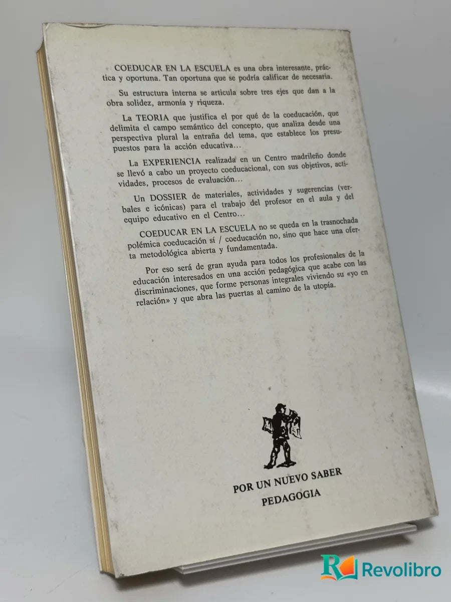 Foto 3 de Coeducar en la Escuela de Miguel Angel Santos Guerra, libro de segunda mano