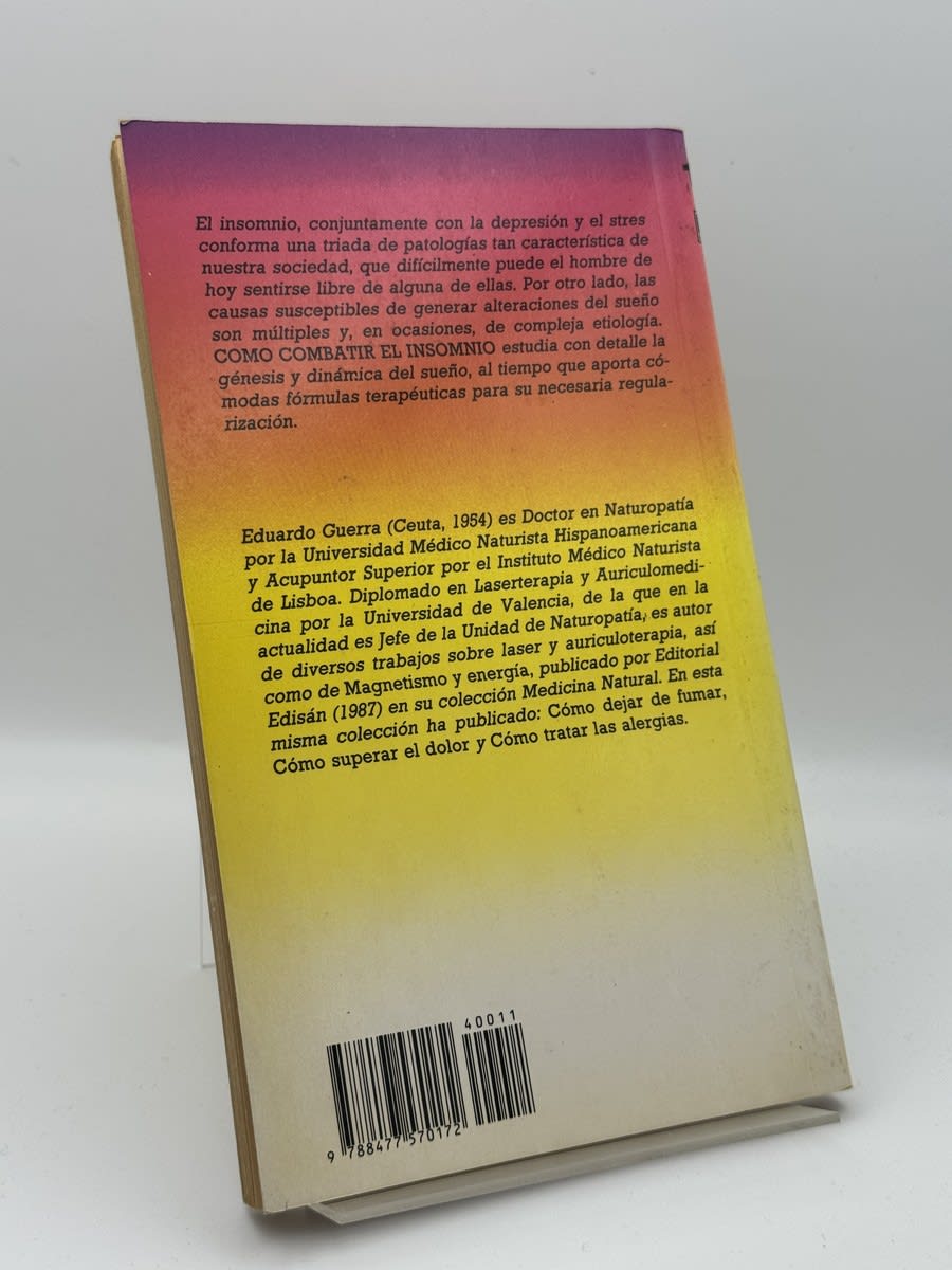 Foto 2 de Cómo combatir el insomnio de Javier Akerman, libro de segunda mano
