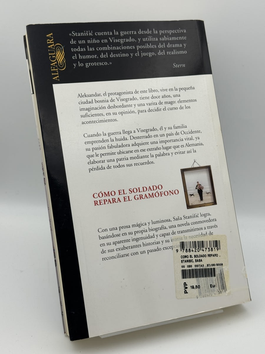 Foto 2 de Cómo el soldado repara el gramófono de Saša Stanišić, libro de segunda mano