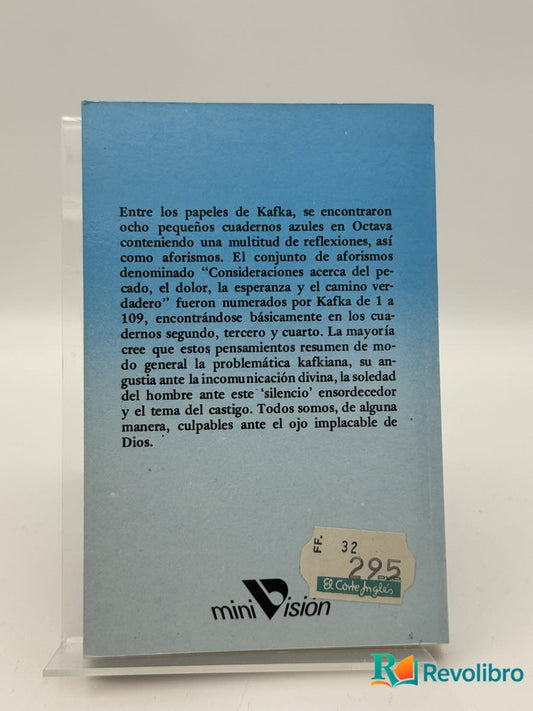 Consideraciones acerca del pecado - Franz Kafka - Imagen 2