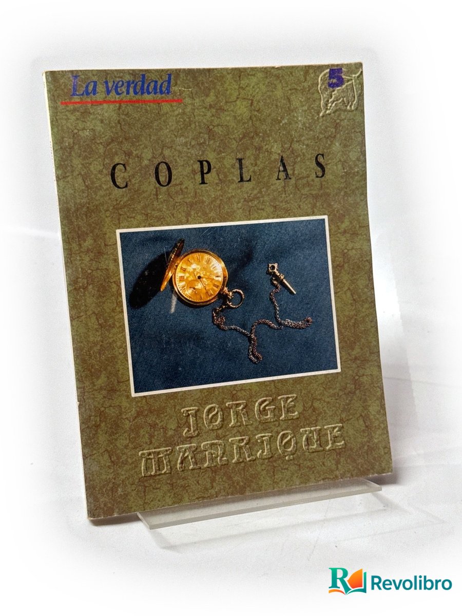 Portada de Coplas de Jorge Manrique, libro de segunda mano