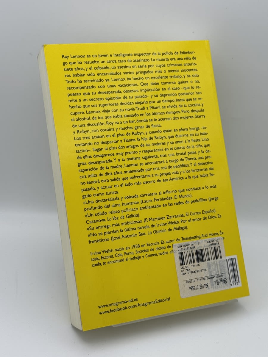 Foto 2 de Crimen de Irvine Welsh, libro de segunda mano