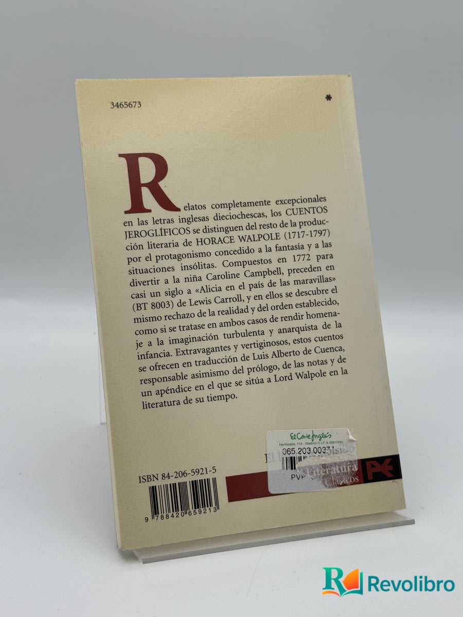 Cuentos Jeroglificos - Horace Walpole - Imagen 2