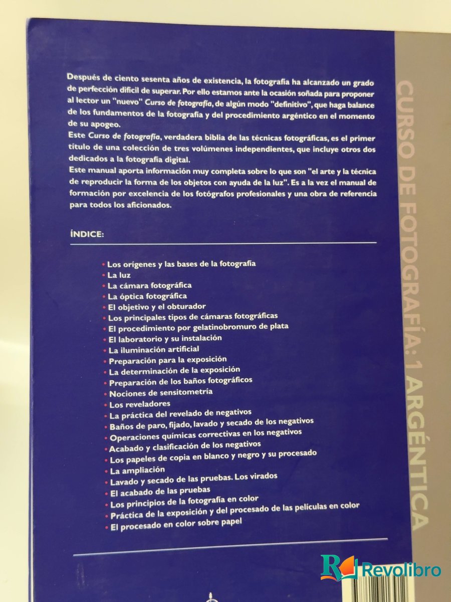 Foto 4 de Curso de fotografía argéntica de René Bouillot, libro de segunda mano
