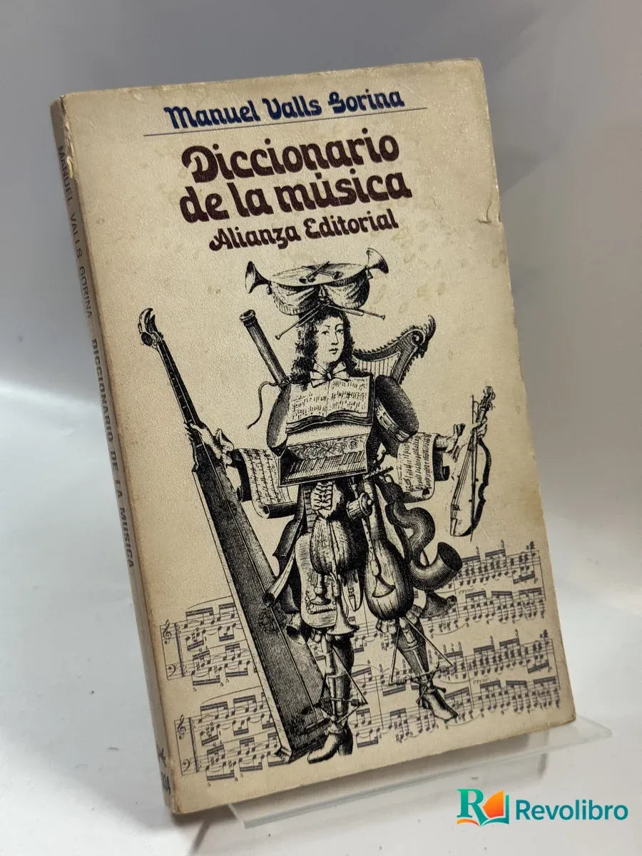 Portada de Diccionario de la música de Manuel Valls Sorina, libro de segunda mano