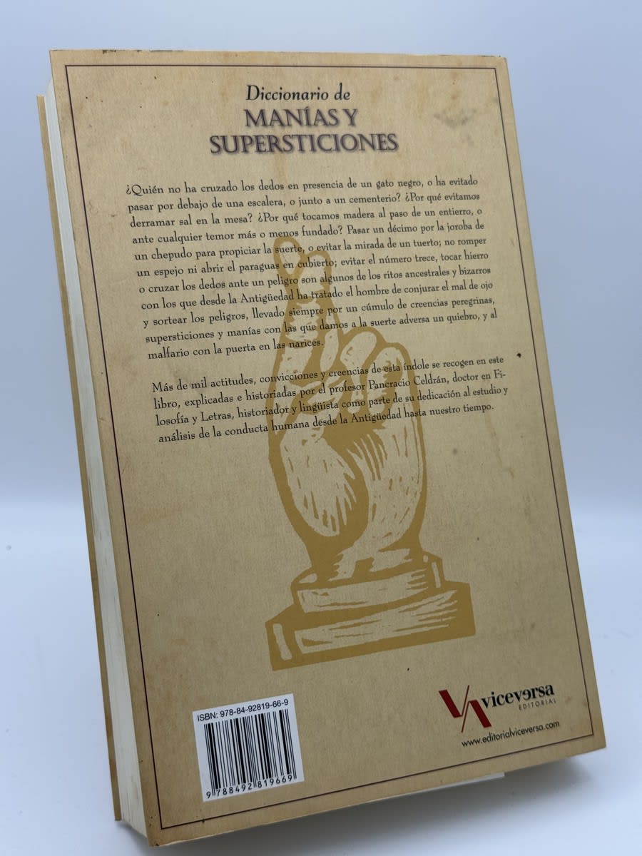 Foto 2 de Diccionario de manías y supersticiones de Pancracio Celdrán Gomariz, libro de segunda mano