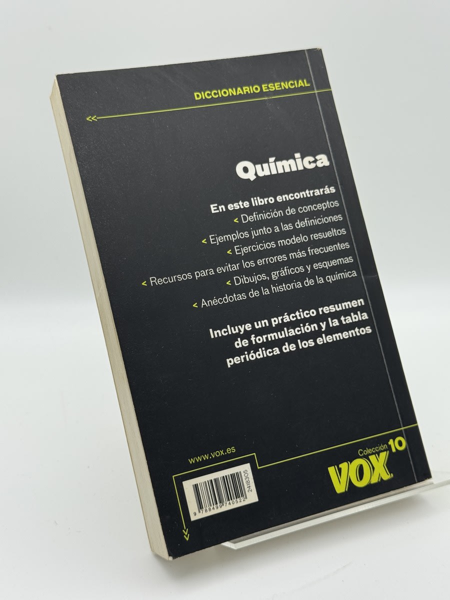 Foto 2 de Diccionario esencial de química de Jordi Indurin Pons, libro de segunda mano