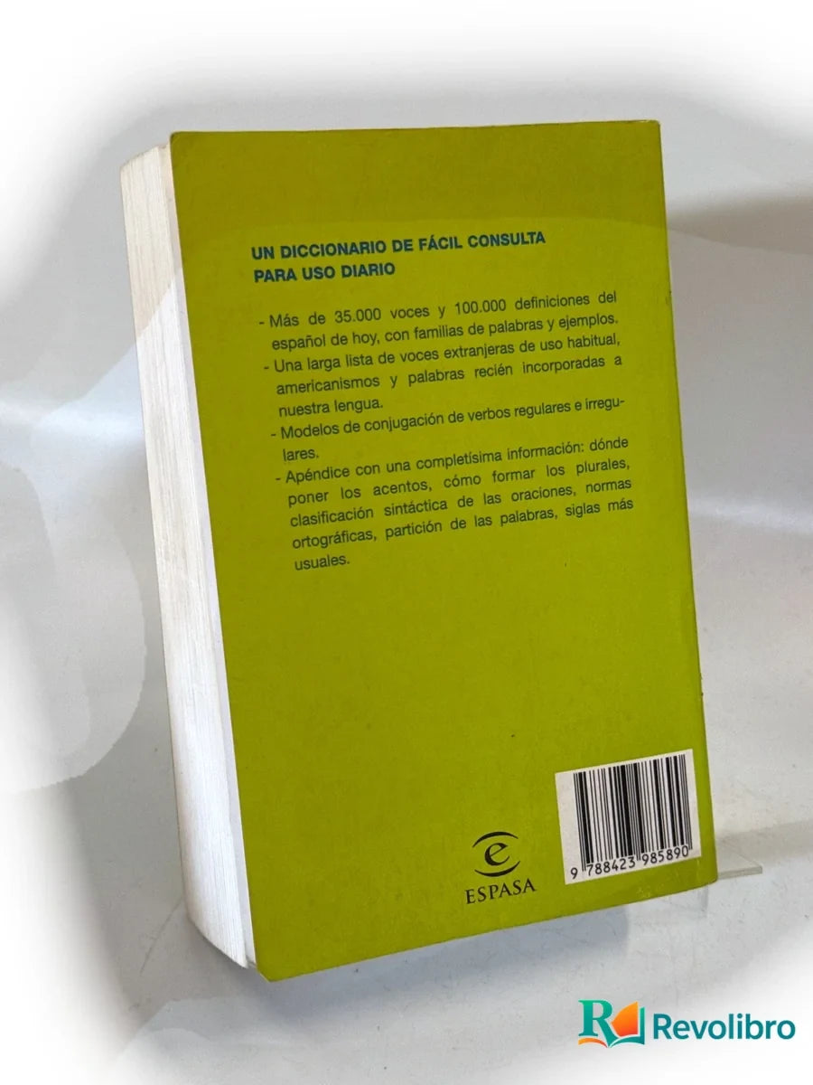 Foto 2 de Diccionario Espasa de la lengua española de Espasa, libro de segunda mano