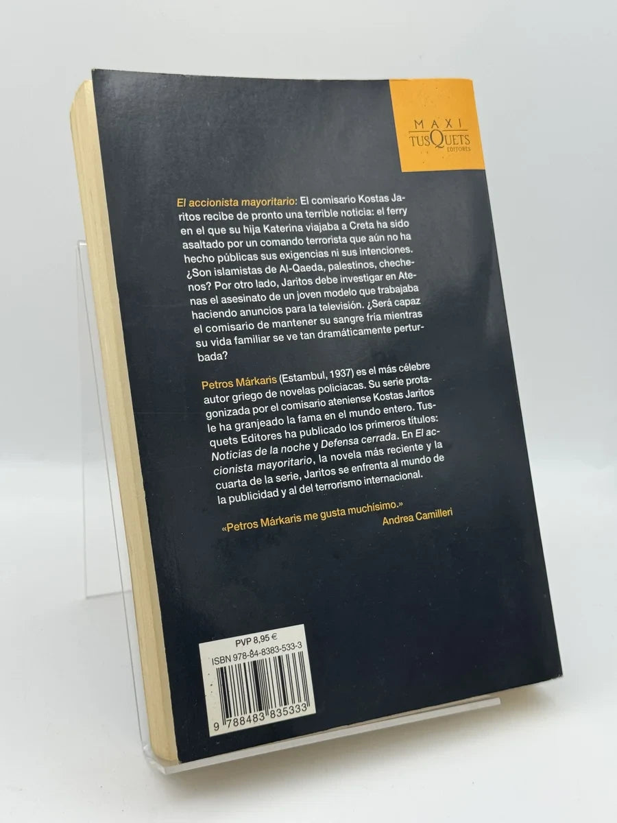 Foto 2 de El accionista mayoritario de Petros Márkaris, libro de segunda mano