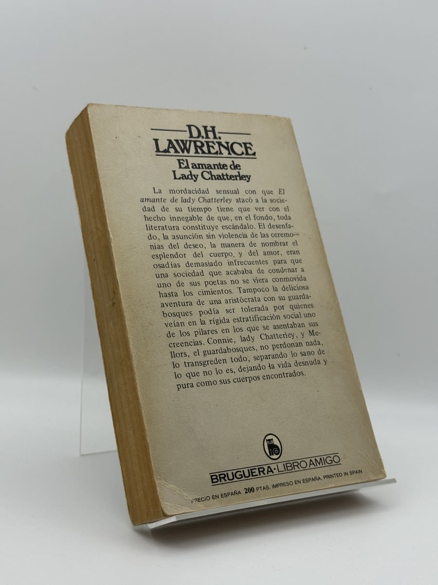Foto 3 de El amante de Lady Chatterley de David Herbert Lawrence, libro de segunda mano