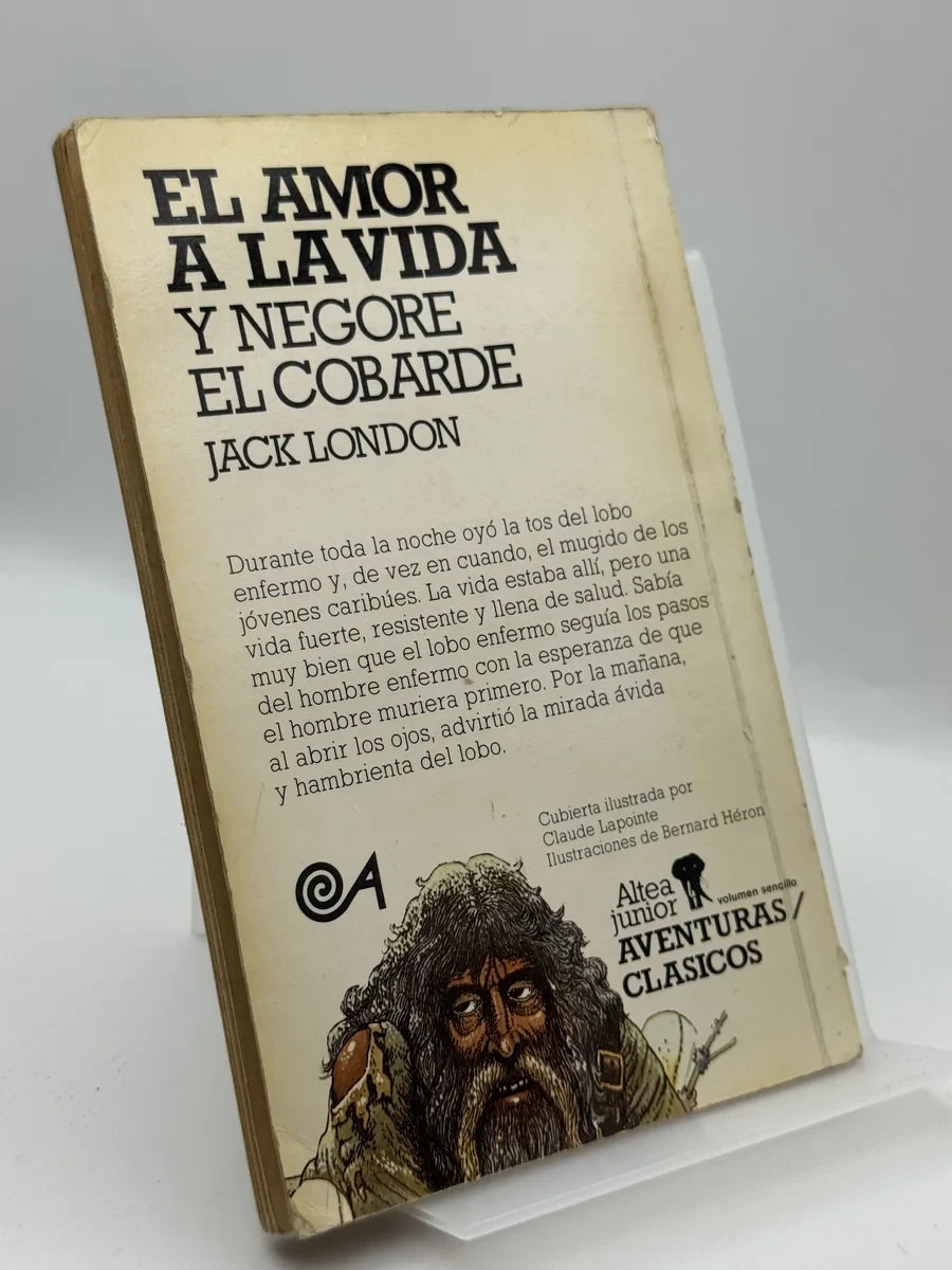 Foto 2 de El amor a la vida y Negore el cobarde de Jack London, libro de segunda mano