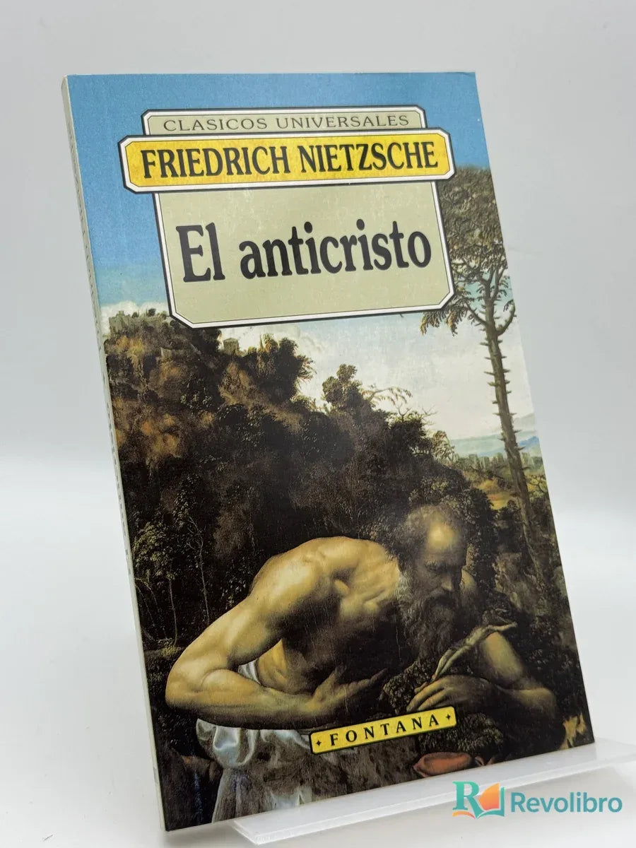 Portada de El anticristo de Friedrich Nietzsche, libro de segunda mano