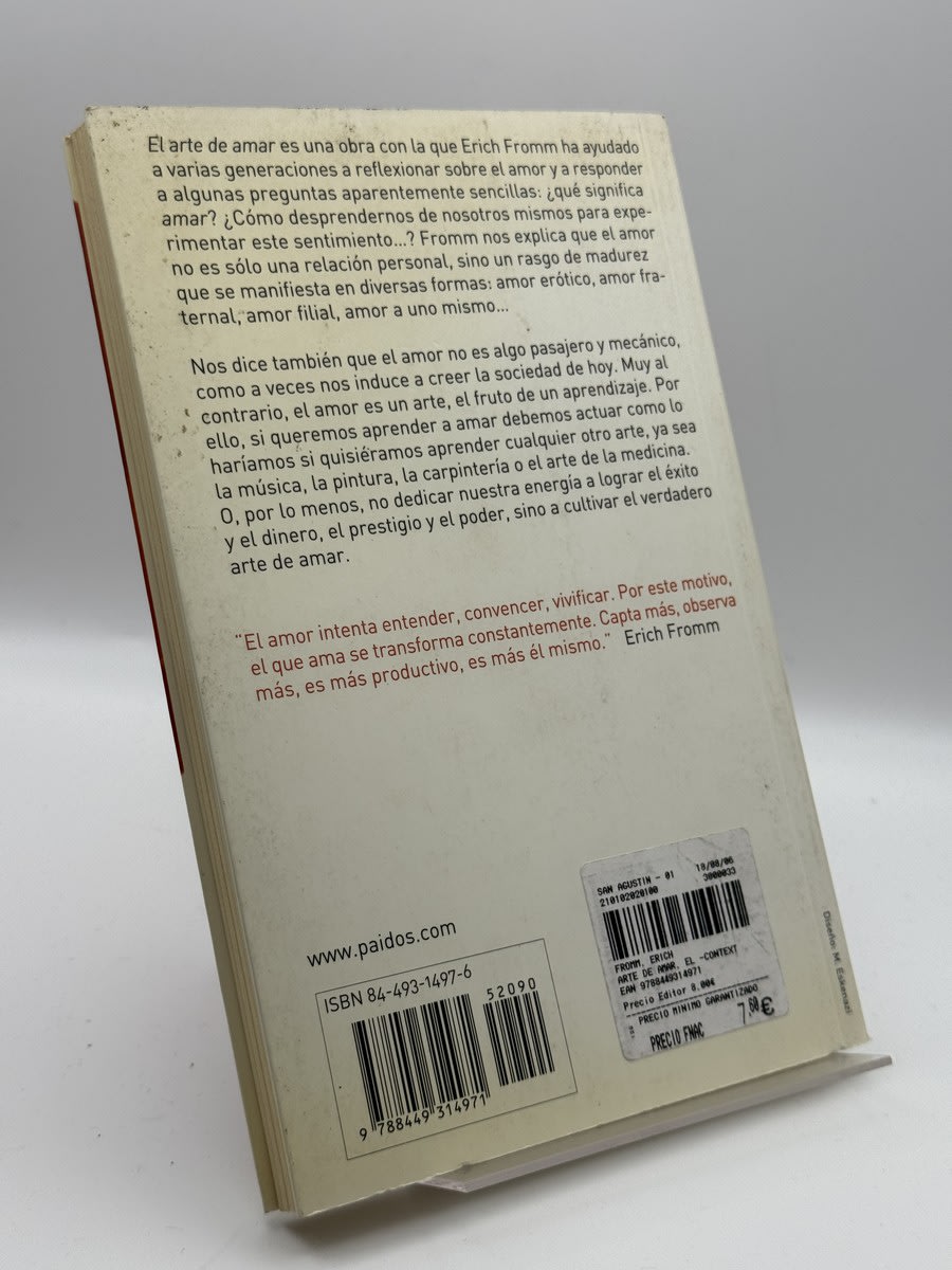 El arte de amar - Erich Fromm - Imagen 2