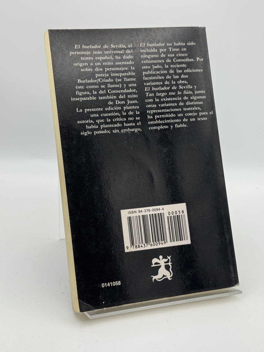 Foto 2 de El burlador de Sevilla y convidado de piedra de Tirso de Molina, libro de segunda mano