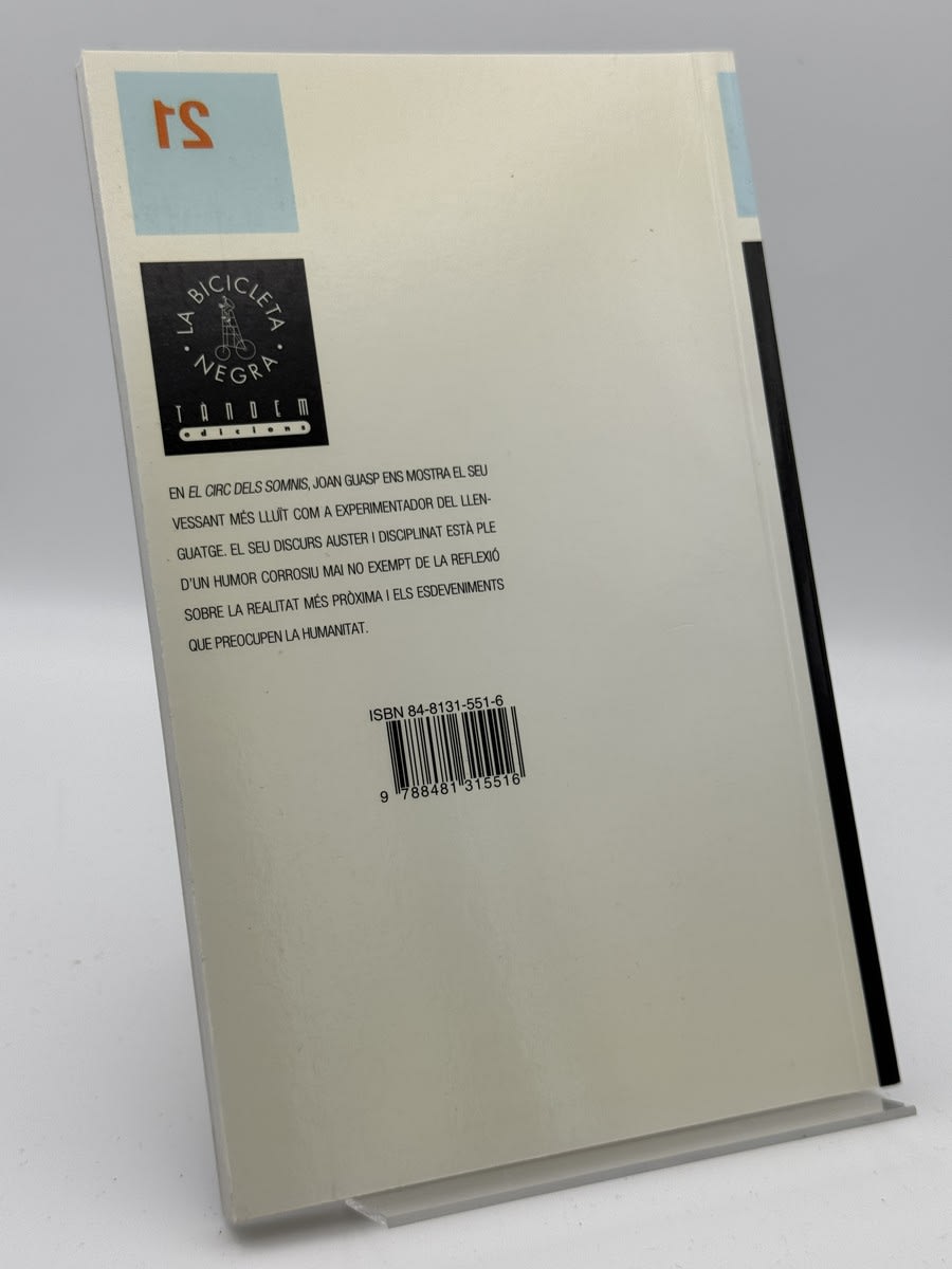 Foto 2 de El circ dels somnis de Joan Guasp Vidal, libro de segunda mano