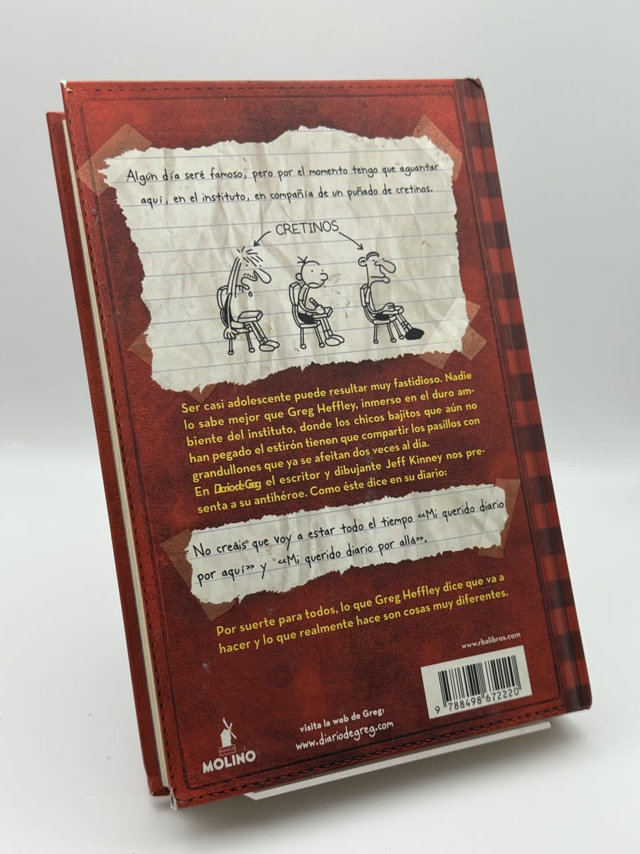 Foto 2 de Diario de Greg: Un pringao total de Jeff Kinney, libro de segunda mano