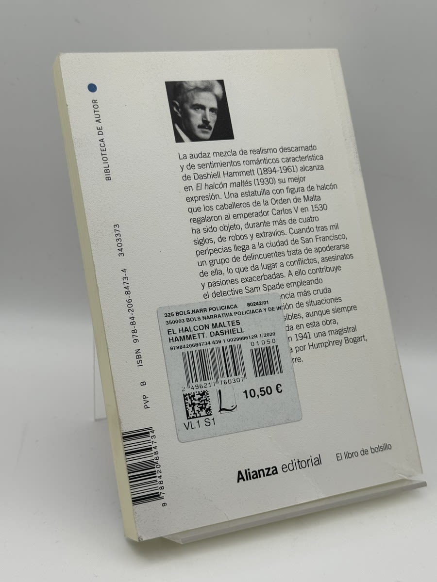 Foto 2 de El halcón maltés de Dashiell Hammett, libro de segunda mano