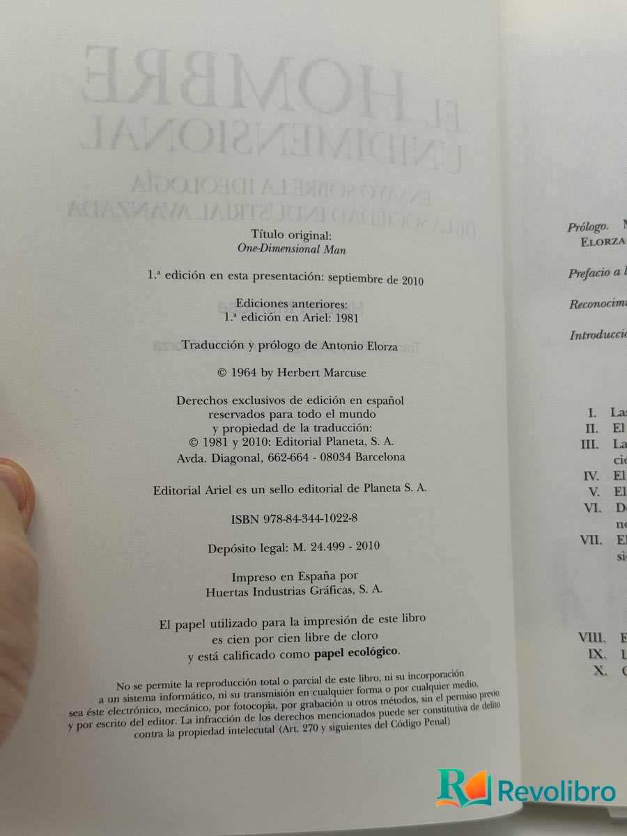 El hombre unidimensional - Herbert Marcuse - Imagen 3
