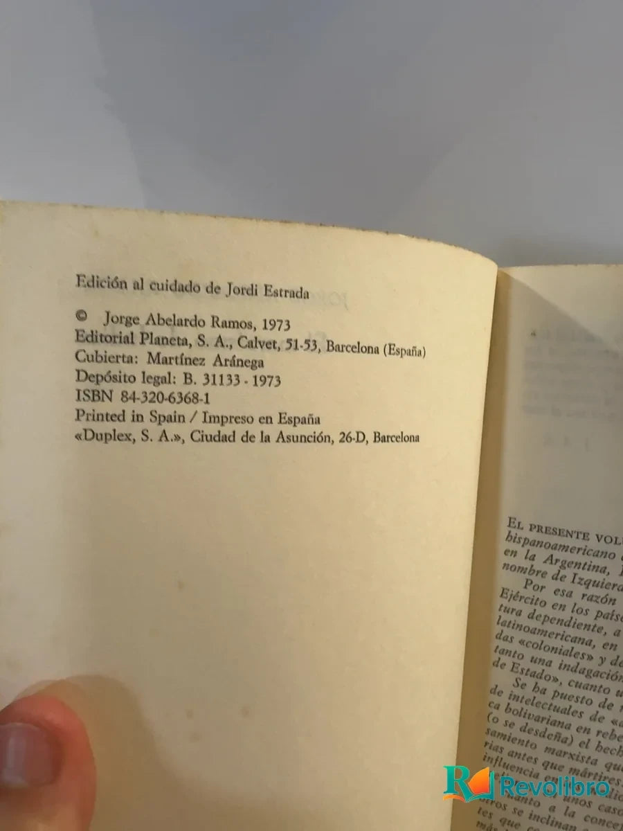 Foto 3 de El marxismo de Indias - 1ª edición de Jorge Abelardo Ramos, libro de segunda mano