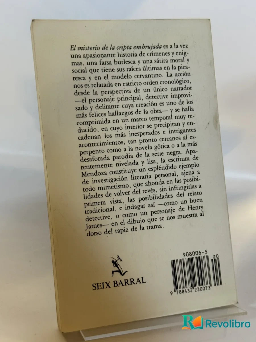 Foto 2 de El misterio de la cripta embrujada de Eduardo Mendoza, libro de segunda mano