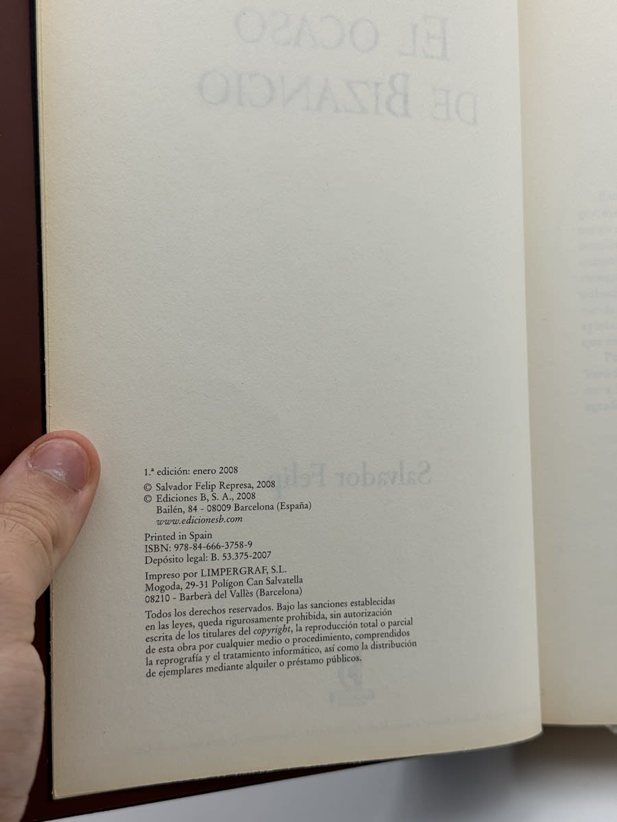 Foto 3 de El ocaso de Bizancio de Salvador Felip, libro de segunda mano