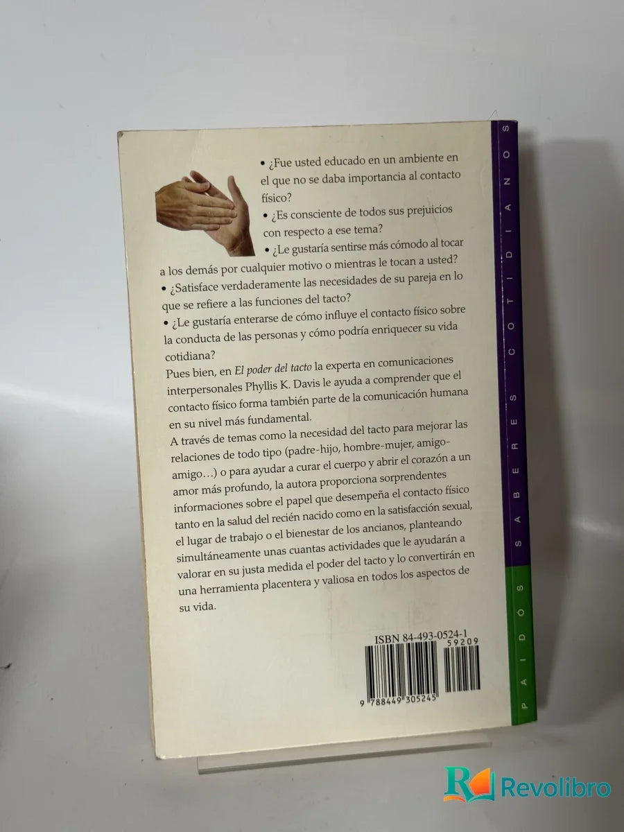 Foto 2 de El poder del tacto de Phyllis K. Davis, libro de segunda mano