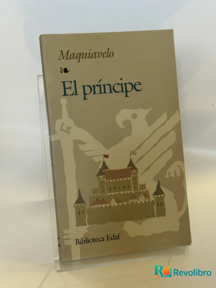 Portada de El príncipe de Maquiavelo, libro de segunda mano