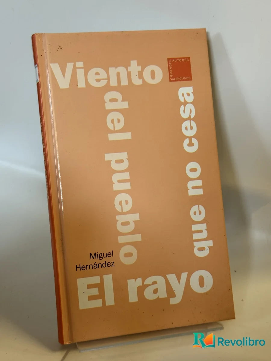 Portada de El rayo que no cesa de Miguel Hernández, libro de segunda mano