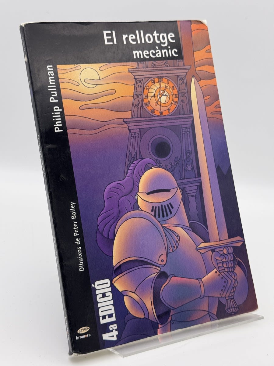 Portada de El rellotge mecànic de Philip Pullman, libro de segunda mano