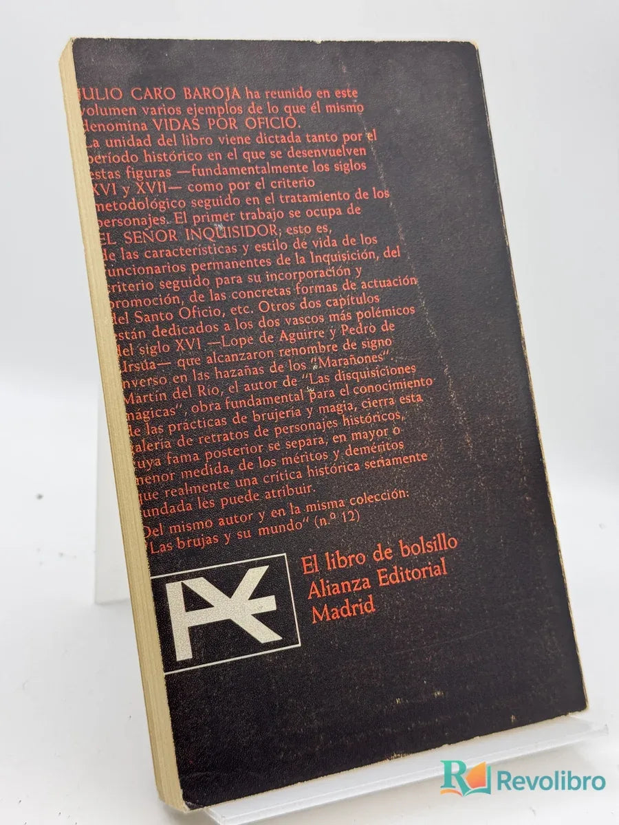 Foto 3 de El señor Inquisidor y otras vidas por oficio de Julio Caro Baroja, libro de segunda mano
