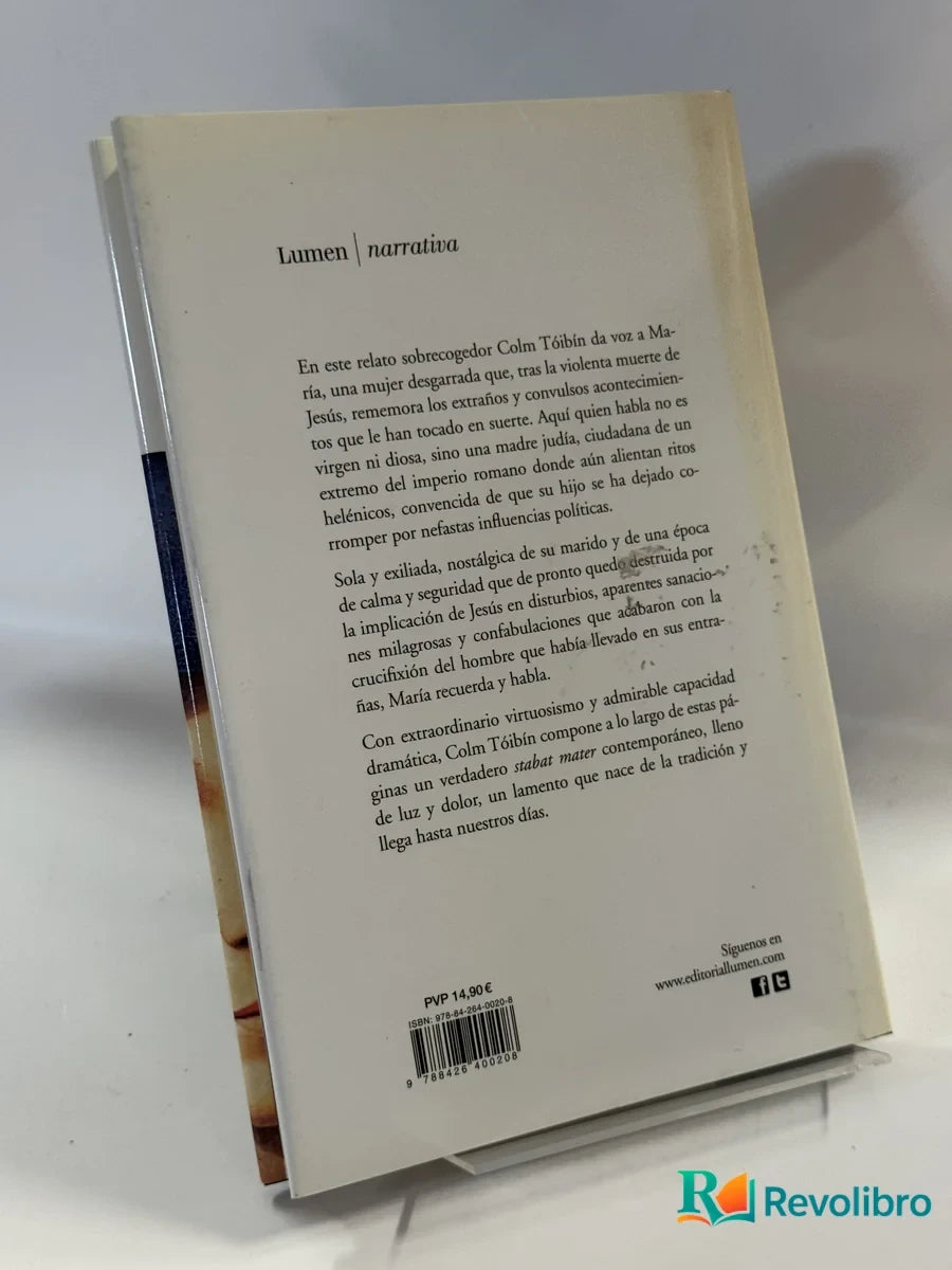 Foto 2 de El testamento de María de Colm Tóibín, libro de segunda mano