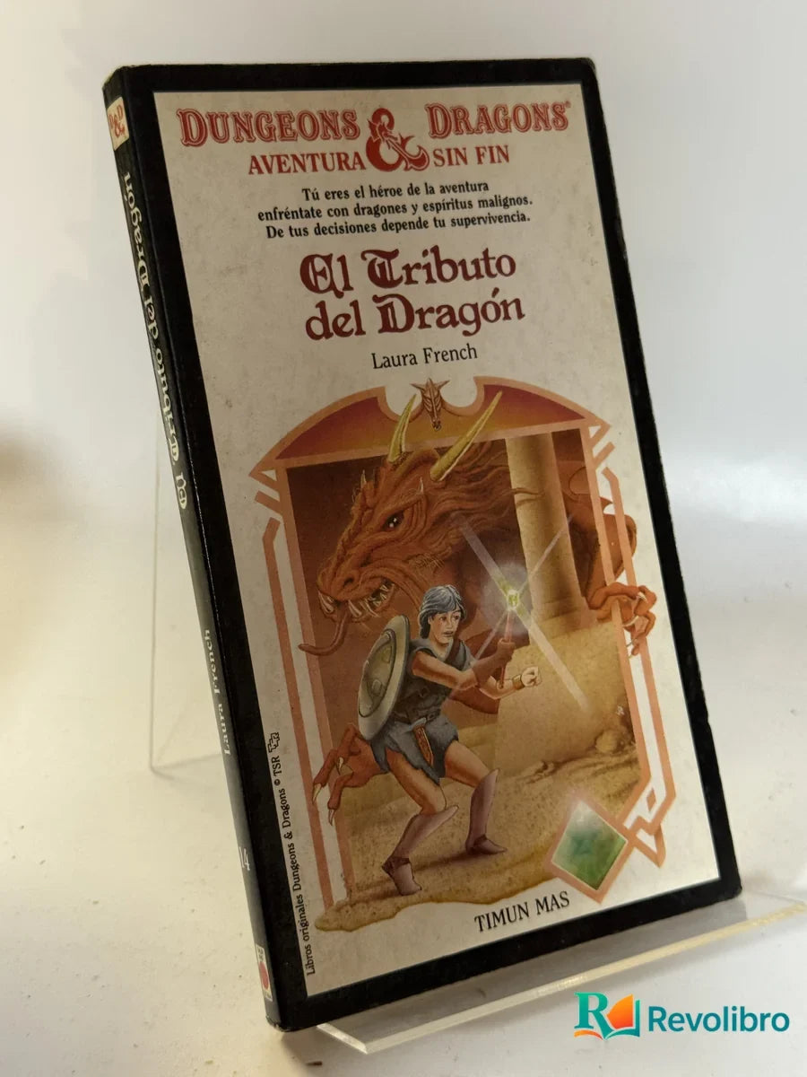 Portada de El Tributo del Dragón de Laura French, libro de segunda mano