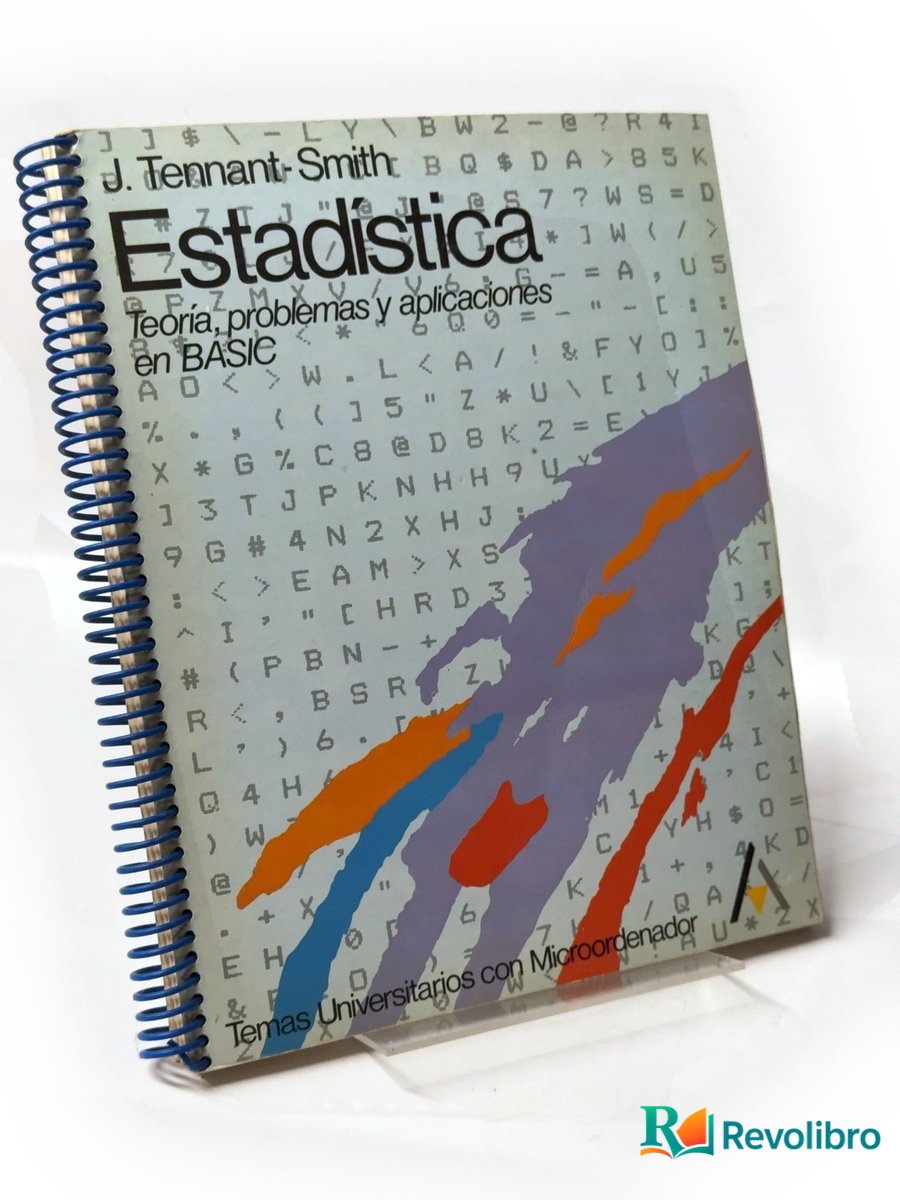 Portada de Estadística de J. Tennant-Smith, libro de segunda mano